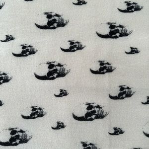 Skull Cashmere Scarf
